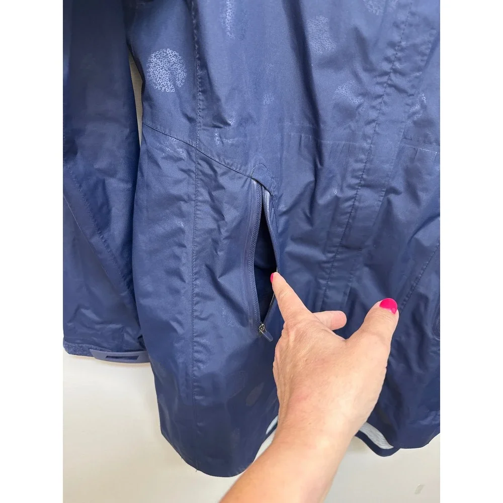Mondetta (Navy) Hooded‎ Rain Jacket Womens Medium